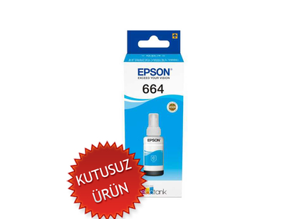 EPSON - Epson C13T664200 (T6642) Mavi Orjinal Mürekkep Kartuş (U)