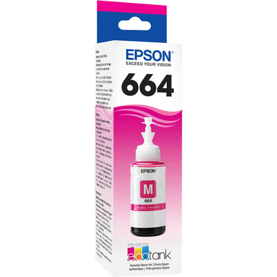 EPSON - Epson C13T66434A (T6643) Kırmızı Orjinal Mürekkep Kartuş - ET-1400