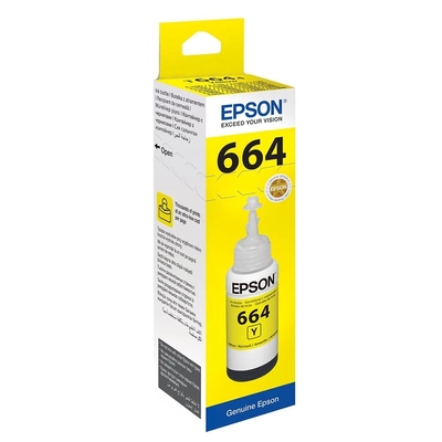 EPSON - Epson C13T66444A (T6644) Sarı Orjinal Mürekkep Kartuş - ET-1400 / ET-2500