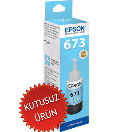 Epson C13T67354A (T6735) Açık Mavi Orjinal Mürekkep Kartuş (U)