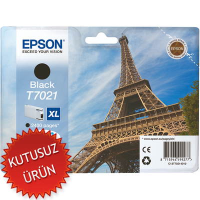 EPSON - Epson C13T70214010 (T7021) Black XL Original Cartridge - WP-4015DN (Without Box)