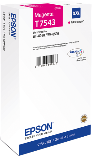 Epson C13T754340 (T7543) Kırmızı Orjinal Kartuş - WF-8090 / WF-8590 (T16121) - 1