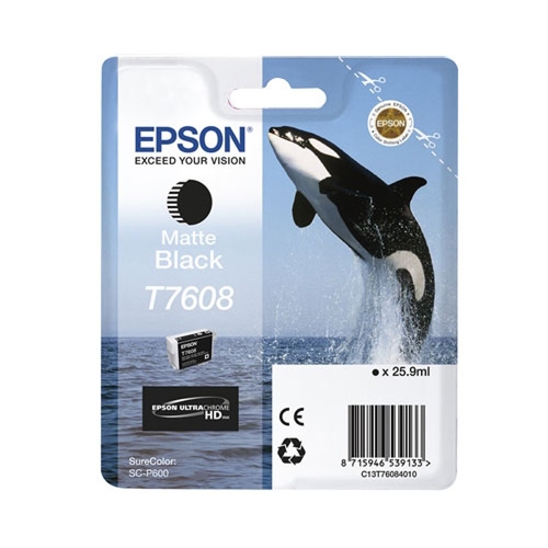 Epson C13T76084010 (T7608) Mat Siyah Orjinal Kartuş - SureColor SC-P600