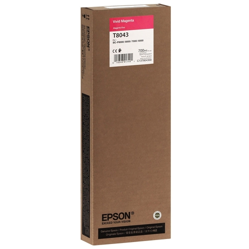 Epson C13T804300 (T8043) Magenta Original Cartridge - SC-P6000