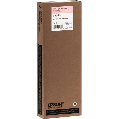 Epson C13T804600 (T8046) Açık Kırmızı Orjinal Kartuş - SC-P6000 - 1