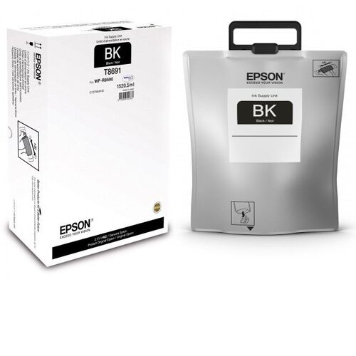 Epson C13T869140 (T8691) Black Original Ink Cartridge - Workforce Pro WF-R8590 - 1