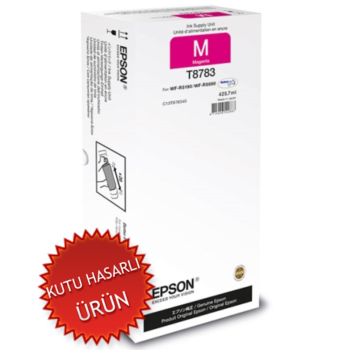 Epson C13T878340 (T8783) Kırmızı Orjinal Kartuş - WF-R5690DTWF (C) - 1