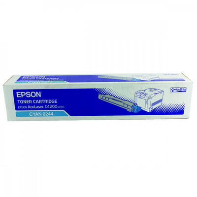 Epson C13S050244 Cyan Original Toner - C4200 