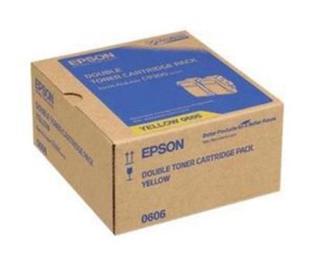 Epson C13S050606 Sarı Orjinal Toner İkili Paket - C9300 (T9818) - 1