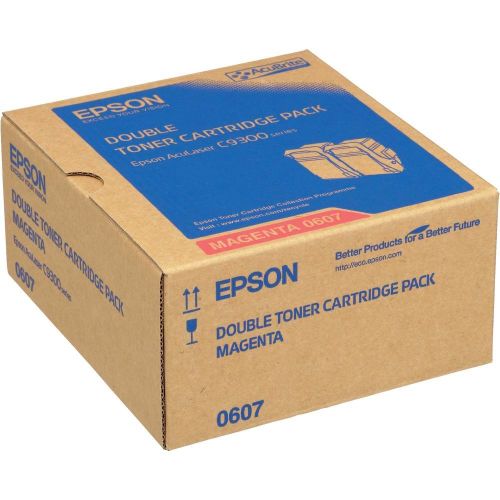 Epson C13S050607 Kırmızı Orjinal Toner İkili Paket - C9300 (T9819) - 1