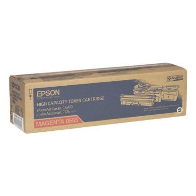 Epson C13S050555 Kırmızı Orjinal Toner Yüksek Kapasite - CX16 / C1600 (T5543) - 1