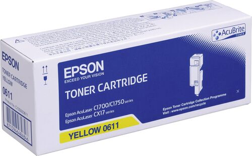 Epson C13S050611 Sarı Orjinal Toner - CX17 / C1700 (T4000) - 1