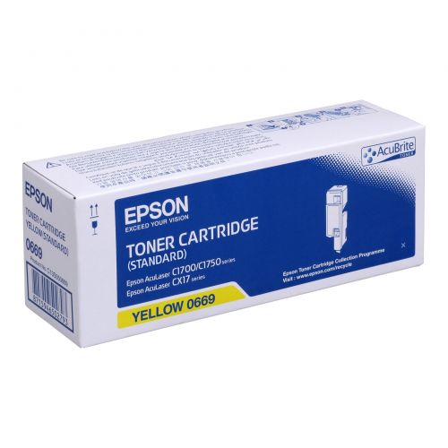 Epson C13S050669 Sarı Orjinal Toner Standart Kapasite - CX17 / C1700 (T6623) - 1