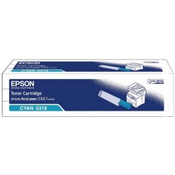 Epson C13S050318 Cyan Original Toner - CX21 