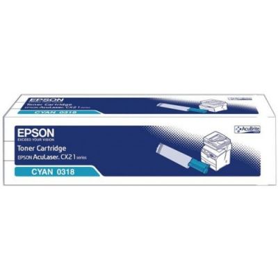 Epson C13S050318 Cyan Original Toner - CX21 - 1