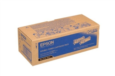 Epson C13S050631 Black Original Toner Dual Pack - CX29 / C2900 