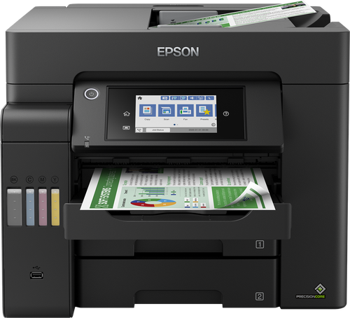 Epson C11CJ30402 EcoTank L6550 Wi-Fi + Fotokopi + Tarayıcı + Faks Renkli Çok Fonksiyonlu Mürekkep Tanklı Yazıcı (T15713) - 1