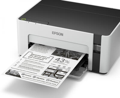 Epson C11CG95403 EcoTank M1100 Black White Tank Mono Printer - 4