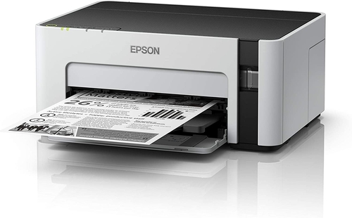 Epson C11CG96403 EcoTank M1120 Wi-Fi Black White Tank Mono Printer - 3