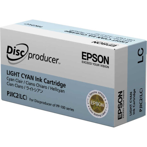 Epson C13S020448 PJIC2(LC) Lıght Cyan Original Cartridge - DiscProducer PP-100 - 2