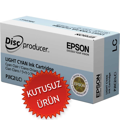 Epson C13S020448 PJIC2(LC) Lıght Cyan Original Cartridge - DiscProducer PP-100 (Without Box) 