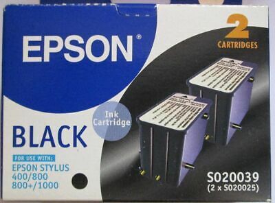 Epson C13S020039/C13S020025 Black Original Cartridge - Stylus 400 - 1