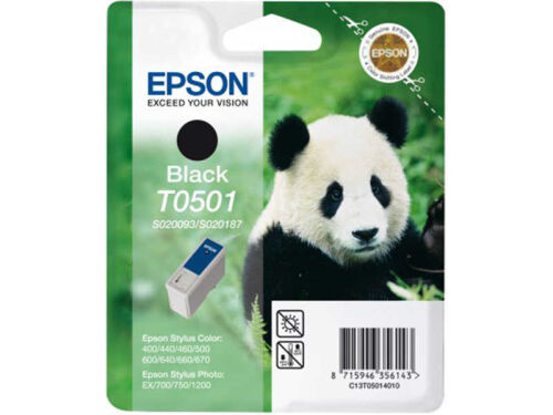 Epson C13S020093 (T0501) Black Original Cartridge - Stylus 400 - 2