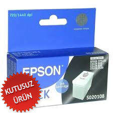 Epson C13S020108 (T0511) Black Original Cartridge - Stylus 1160 (Without Box) - 1