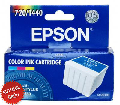 Epson C13S020193 Color Original Cartridge - Stylus Photo 750 (Without Box) 