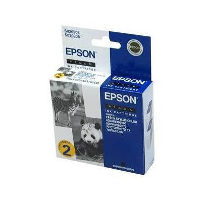 Epson C13S020206 / C13S020208 Black Original Cartridge - Stylus 400 