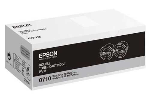 Epson C13S050710 2li Paket Orjinal Toner - AL-M200 / AL-MX200 (T7255) - 2