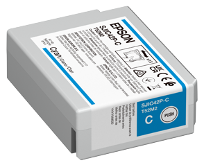 Epson SJIC42P-C Cyan Original Cartridge - C4000e - 1