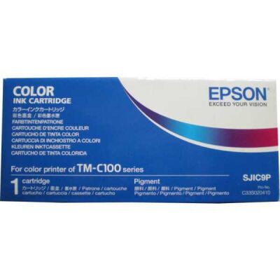 Epson C33S020410 (SJIC9P) 4lü Paket Renkli Orjinal Kartuş - TM-C100 (T7249) - 2