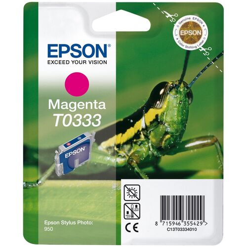 Epson C13T033340 (T0333) Kırmızı Orjinal Kartuş - Stylus Photo 950 (T2905) - 1