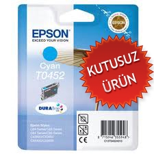 Epson C13T04524020 (T0452) Cyan Original Cartridge - Stylus C64 (Without Box) 