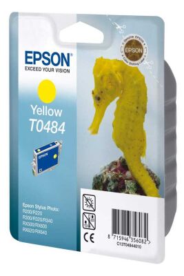 Epson C13T04844020 (T0484) Sarı Orjinal Kartuş - Stylus Photo R200 (T1947) - 2