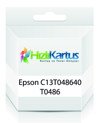 Epson C13T04864020 (T0486) Açık Kırmızı Muadil Kartuş - Stylus Photo R200 (T15809) - 1