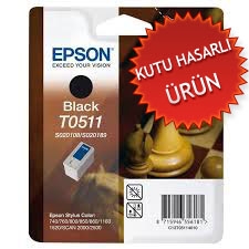 Epson C13T051140 (T0511) Black Original Cartridge (Wıthout Box)