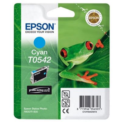 Epson C13T05424020 (T0542) Mavi Orjinal Kartuş - Stylus Photo R800 (T2525) - 1