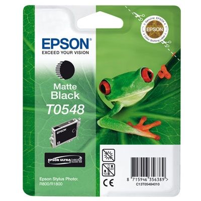 Epson C13T05484020 (T0548) Mat Siyah Orjinal Kartuş - Stylus Photo R800 (T2257) - 2