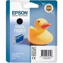 Epson C13T05514020 (T0551) Black Original Cartridge - R240 / R245