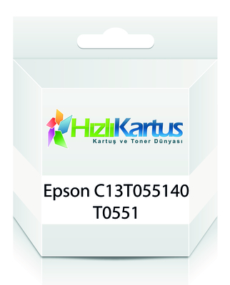 Epson C13T05514020 (T0551) Black Compatible Cartridge - R240 / R245 