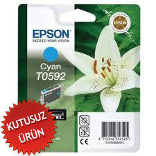 Epson C13T05924020 (T0592) Cyan Original Cartridge - Stylus Photo R2400 (Without Box) 