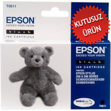 Epson C13T06114020 (T0611) Siyah Orjinal Kartuş - DX3800 / DX3850 (U) (T2585) - 1