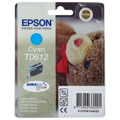 Epson C13T06124020 (T0612) Cyan Original Cartridge - DX3800 / DX3850 - 1