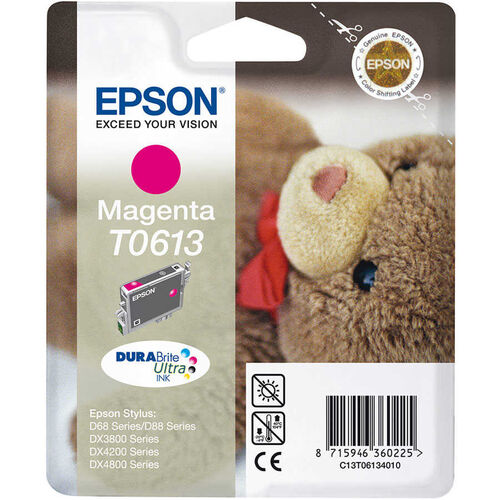 Epson C13T06134020 (T0613) Magenta Original Cartridge - DX3800 / DX3850