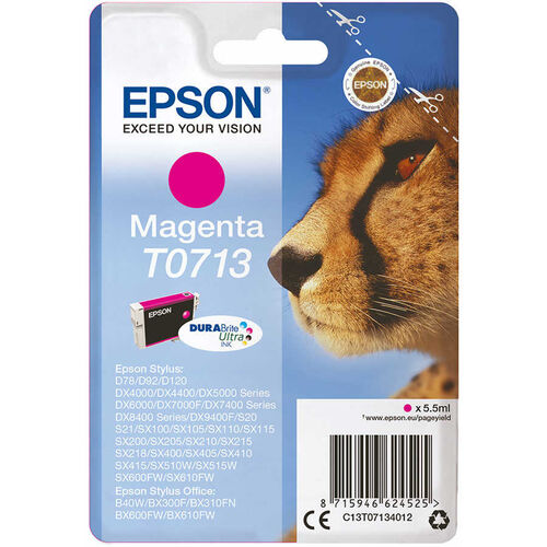 Epson C13T07134020 (T0713) Kırmızı Orjinal Kartuş - Stylus SX215 (T2026) - 1