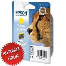 Epson C13T07144020 (T0714) Yellow Original Cartridge - Stylus SX215 (Without Box) - 1