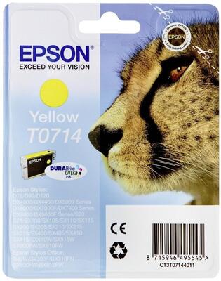 Epson C13T07144020 (T0714) Yellow Original Cartridge - Stylus SX215 