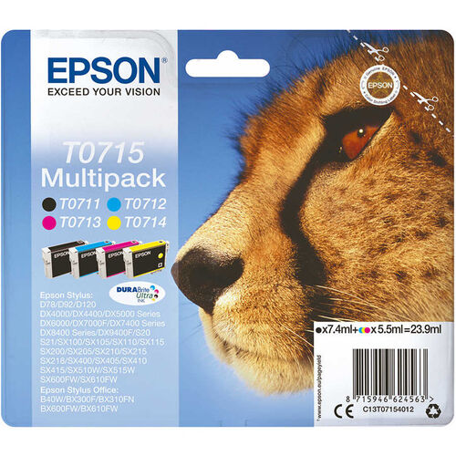 Epson C13T07154020 (T0715) Original Multipack Cartridge - Stylus SX215 - 1